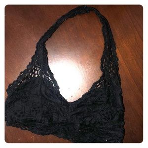 Black bralette halter Lacey
